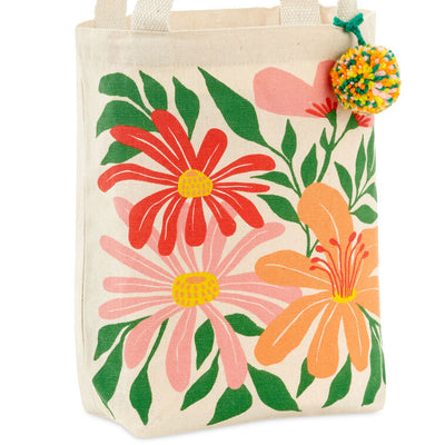 10.5" Wildflowers Square Fabric Gift Bag