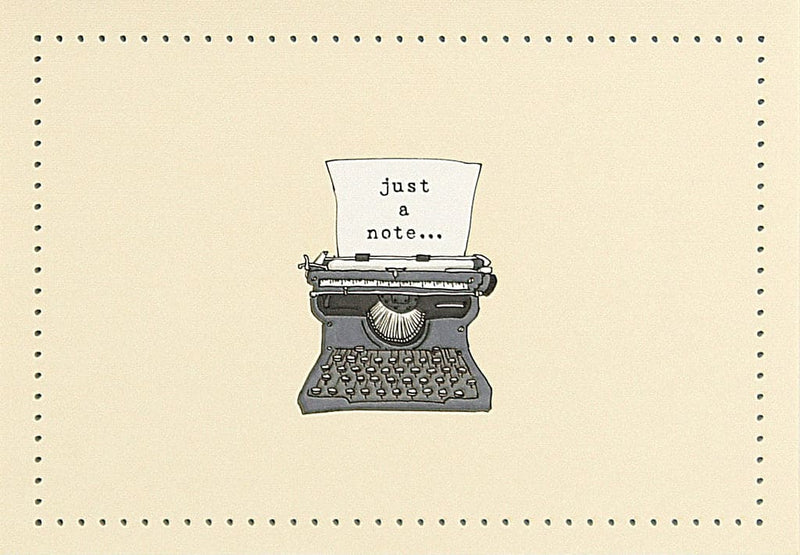 Typewriter Note Cards