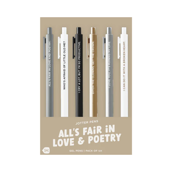 6-pack Jotter Set- Tortured Poets