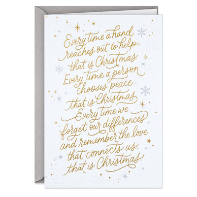 A Spirit of Caring and Peace Boxed Christmas Cards, Pack of 16