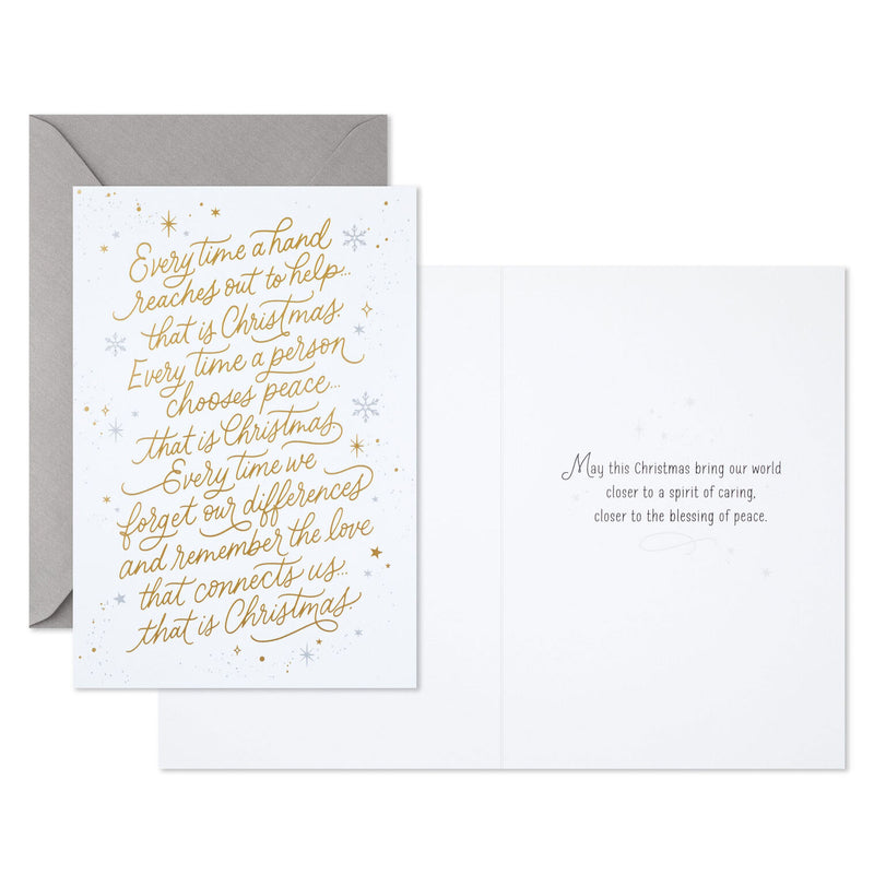 A Spirit of Caring and Peace Boxed Christmas Cards, Pack of 16