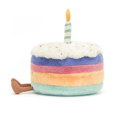 Amuseables Rainbow Birthday Cake - Medium