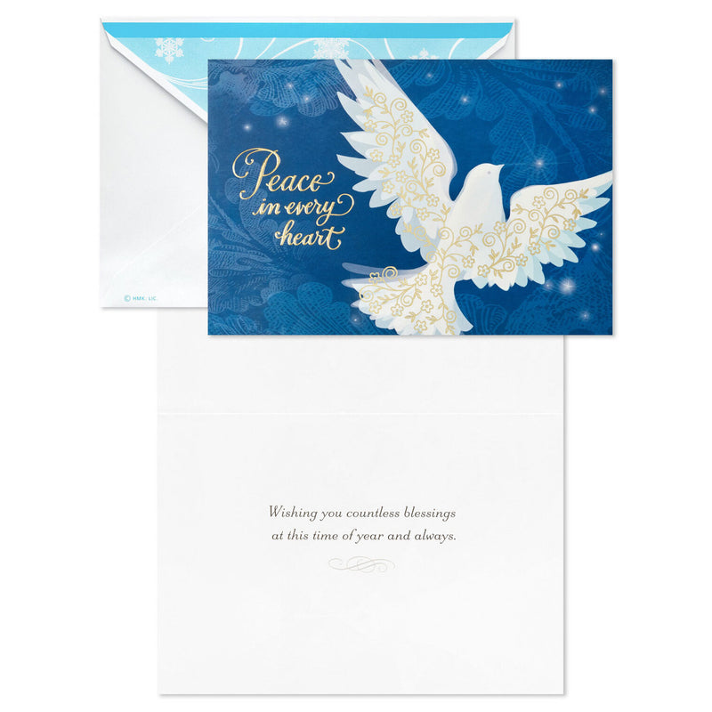 Angel and Dove Bulk Boxed Christmas Cards, Pack of 40