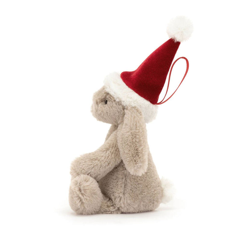 Bashful Christmas Bunnyy - Ornament