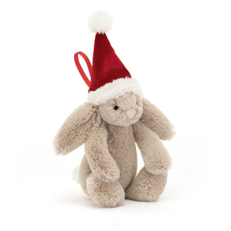 Bashful Christmas Bunnyy - Ornament