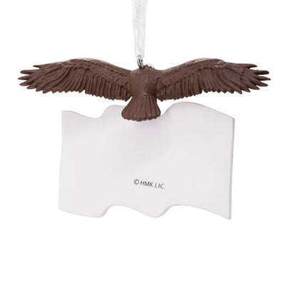 Bald Eagle With American Flag Hallmark Ornament