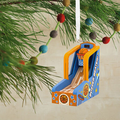 Basketball Shooting Game Hallmark Ornament