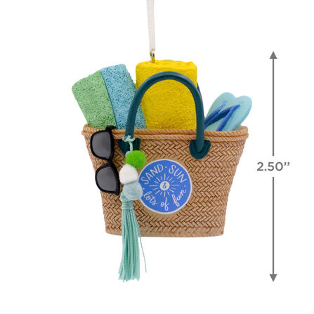 Beach Bag Hallmark Ornament