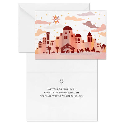 Bethlehem Landscape Boxed Christmas Cards, Pack of 16