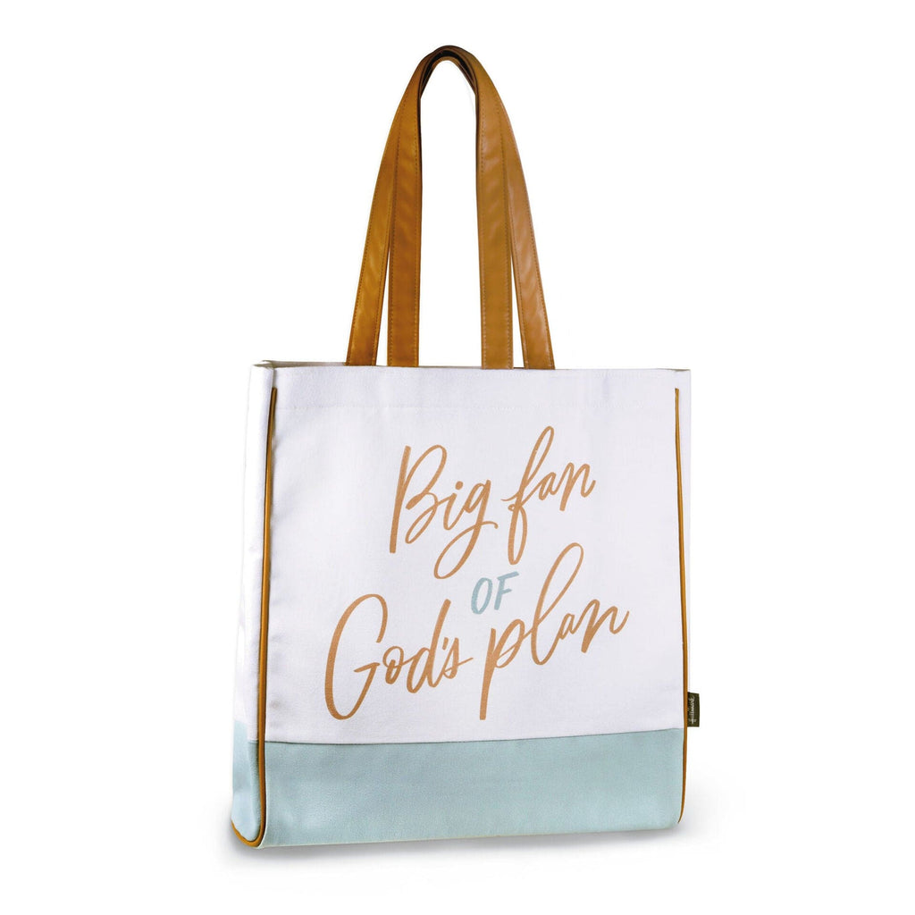 Big Fan of God's Plan Canvas Tote Bag