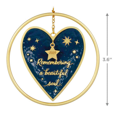 Remembering a Beautiful Soul 2024 Metal Ornament