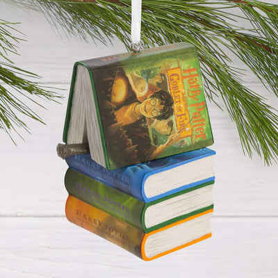 Harry Potter™ Books and Wand Ornament