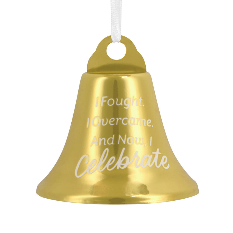 Cancer Bell Hallmark Ornament