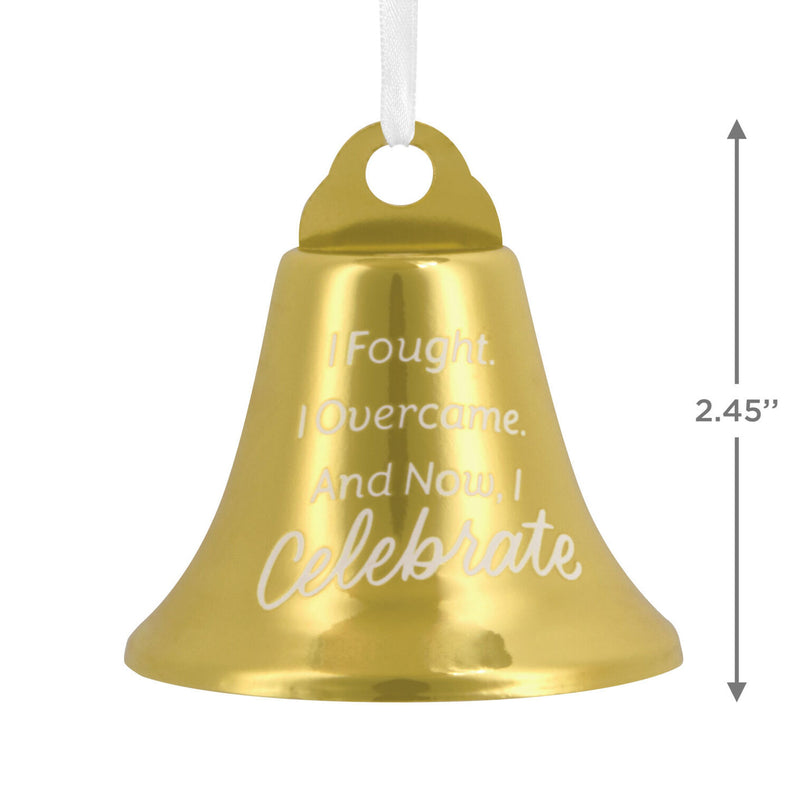 Cancer Bell Hallmark Ornament