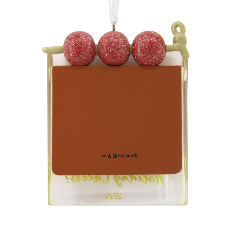 Holiday Cheers Cocktail 2024 Photo Frame Hallmark Ornament