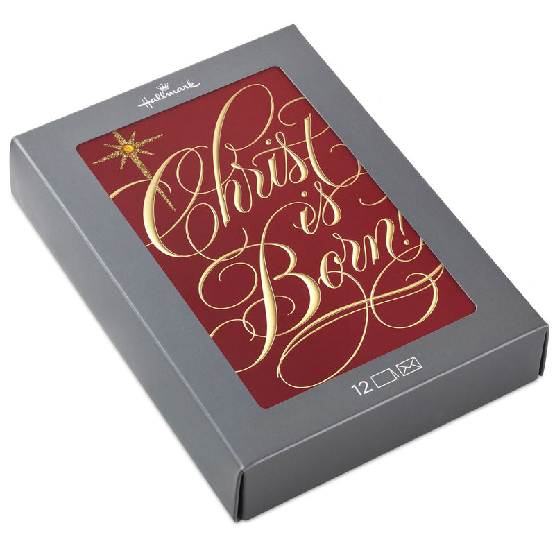 Christ Is Born Boxed Christmas Cards, Pack of 12