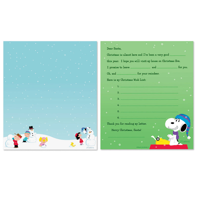 Peanuts® Letters to Santa Letter-Writing Kit, 2 Letters