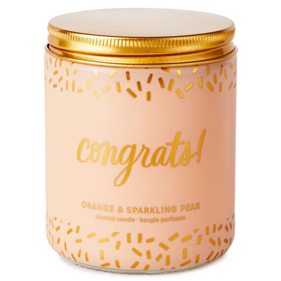 Congrats! Scented Single-Wick Jar Candle, 7 oz.