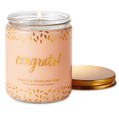 Congrats! Scented Single-Wick Jar Candle, 7 oz.