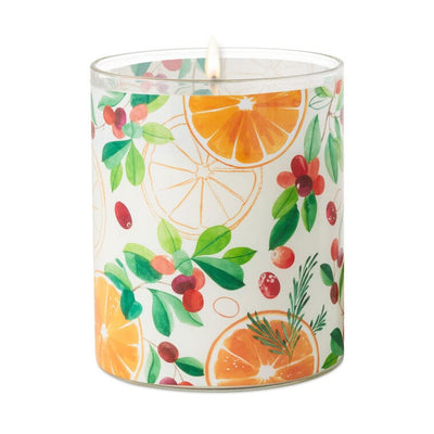 Cranberry and Orange Peel Scented 2-Wick Jar Candle, 14.5