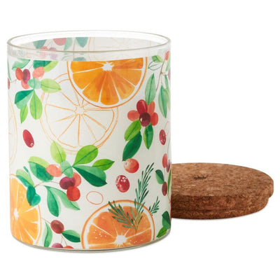 Cranberry and Orange Peel Scented 2-Wick Jar Candle, 14.5