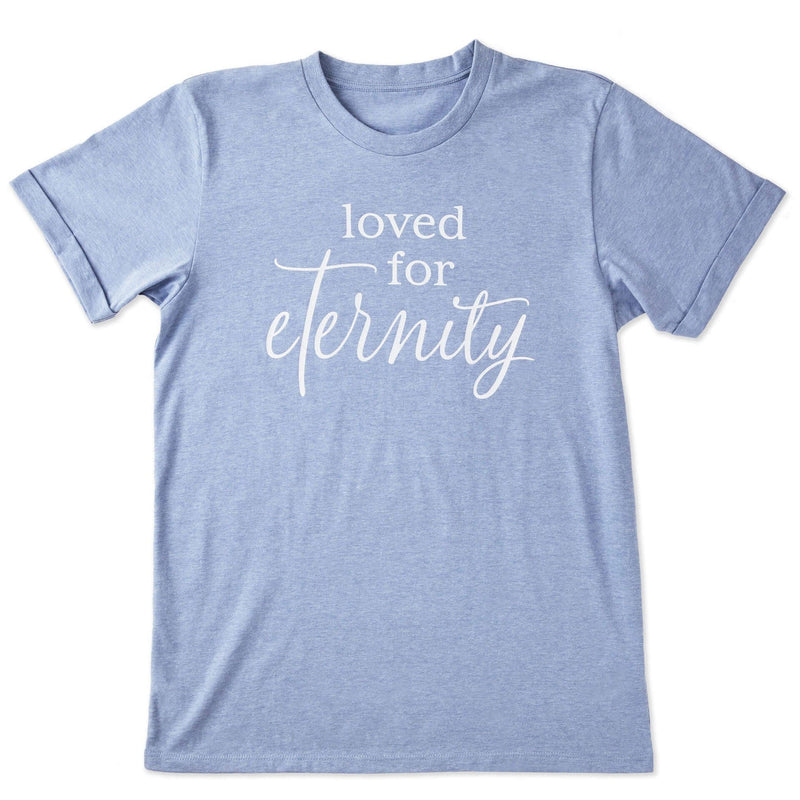 DaySpring Loved for Eternity Heather Slate T-Shirt