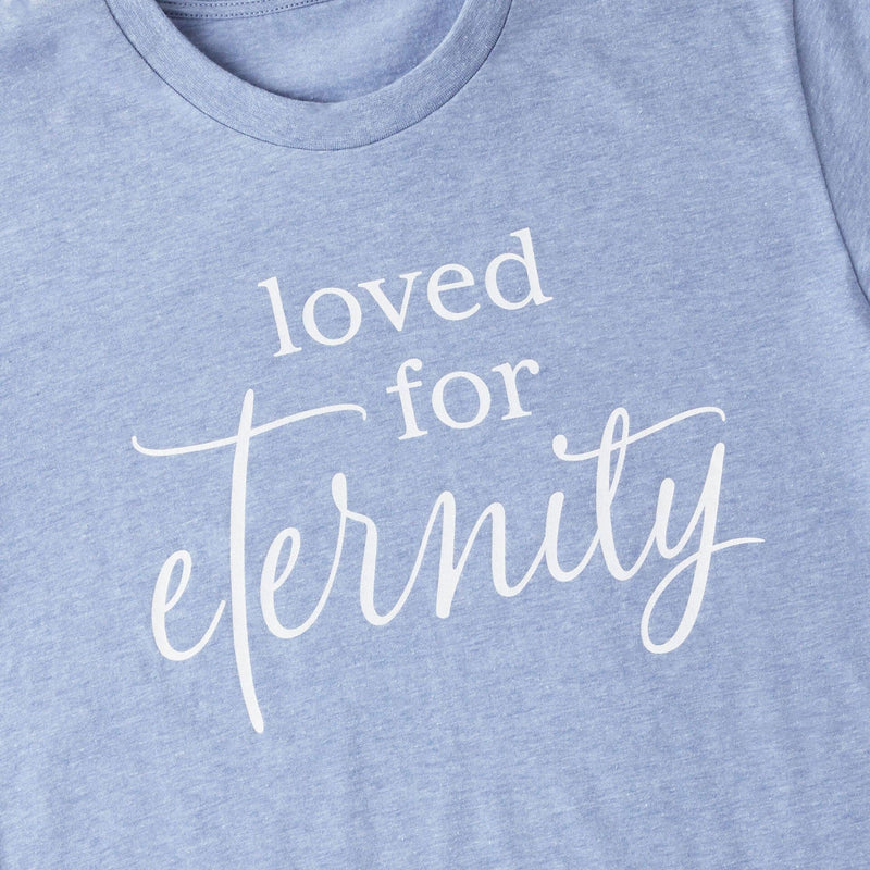 DaySpring Loved for Eternity Heather Slate T-Shirt