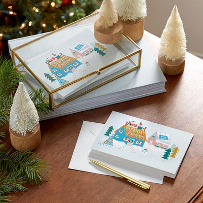 Neighborly Style Funny Boxed Christmas Cards, Pack of 16