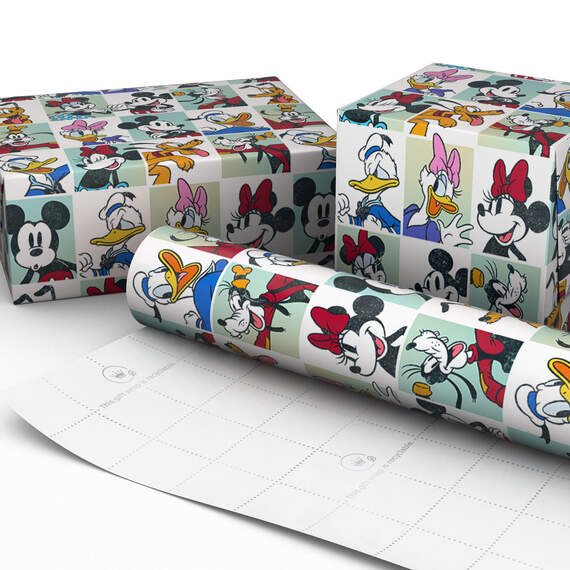 Disney Mickey Mouse and Friends Wrapping Paper Roll, 17.5 sq. ft.