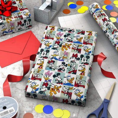 Disney Mickey Mouse and Friends Wrapping Paper Roll, 17.5 sq. ft.