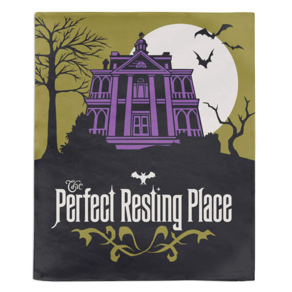 Disney The Haunted Mansion Resting Place Throw Blanket, 50x60