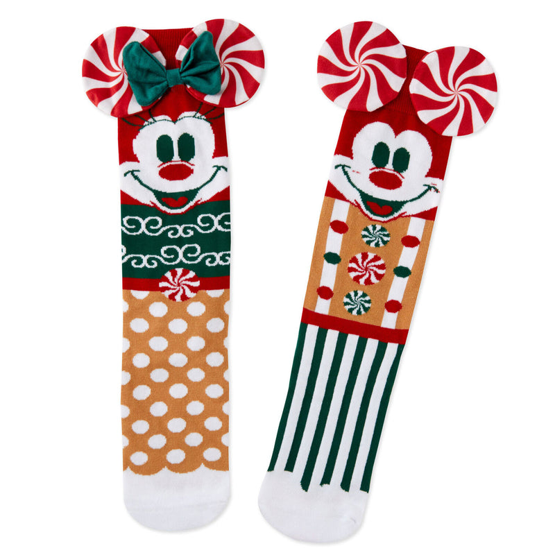 Disney Holiday Mickey and Minnie Novelty Socks