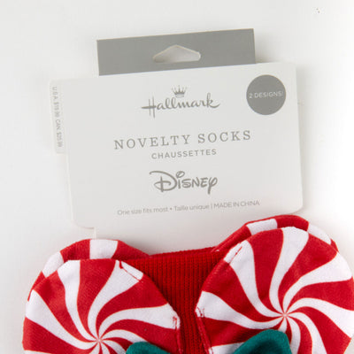 Disney Holiday Mickey and Minnie Novelty Socks