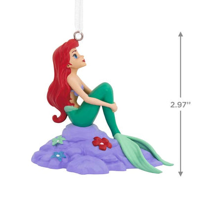 Disney The Little Mermaid Ariel on Rock Ornament