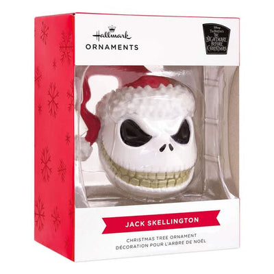 Disney Tim Burton's The Nightmare Before Christmas Jack Skellington Head Ornament