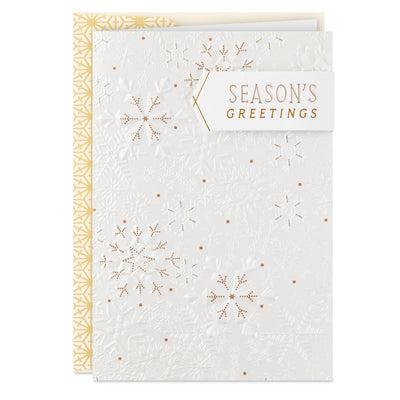 Elegant Snowflakes Boxed Holiday Cards, Pack of 12