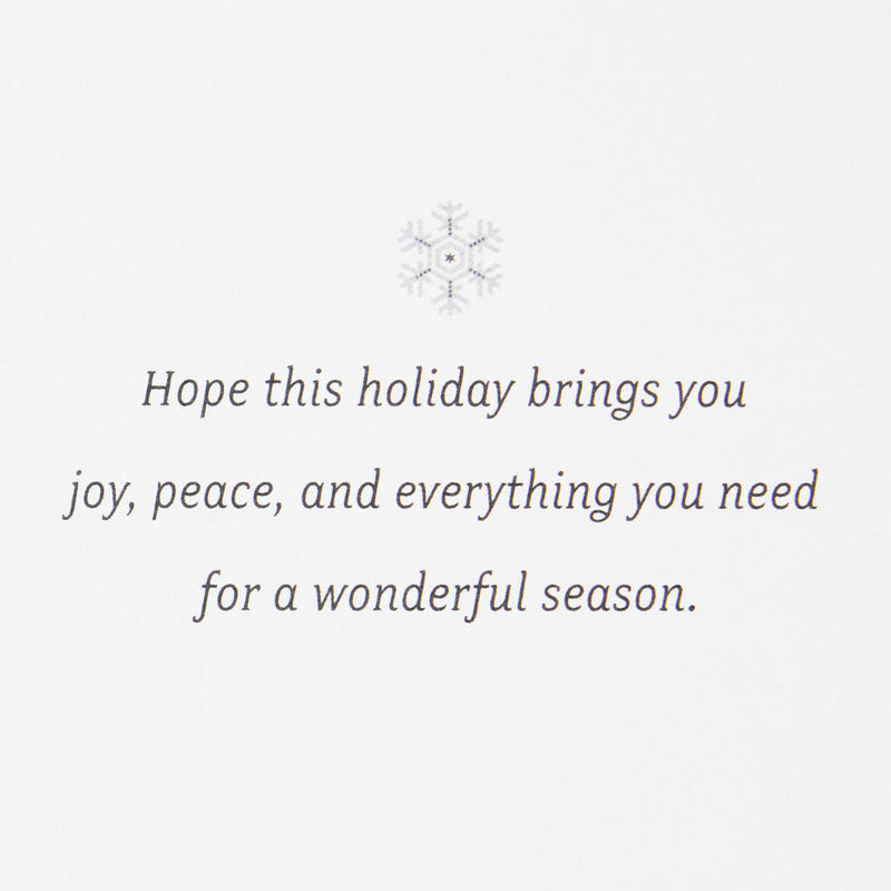 Elegant Snowflakes Boxed Holiday Cards, Pack of 12