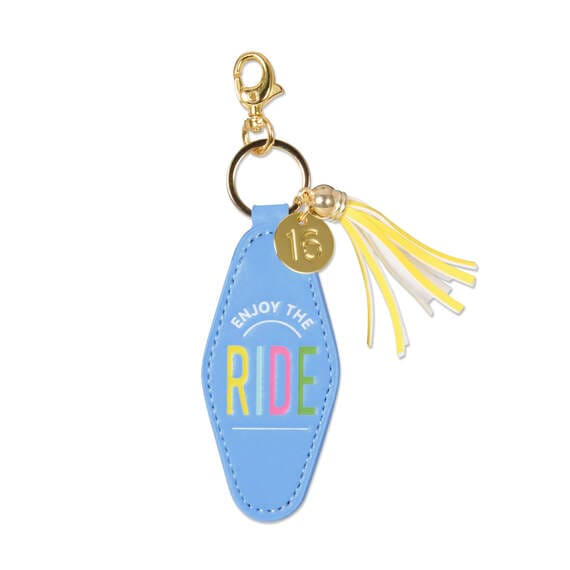 Enjoy the Ride 16th Birthday Key Ring