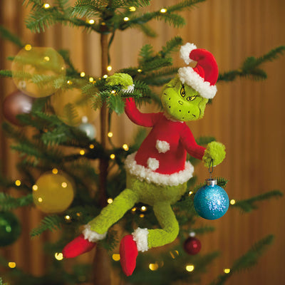 Dr. Seuss's How the Grinch Stole Christmas! Poseable Grinch Plush, 10"