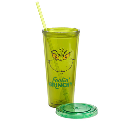 Dr. Seuss's How the Grinch Stole Christmas! Feelin' Grinchy Insulated Cup, 23.5 oz