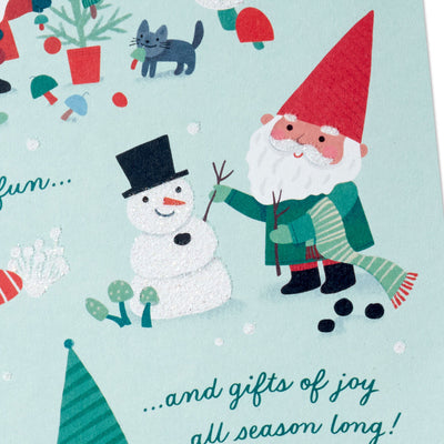 Gnomes at Christmas Boxed Christmas Cards, Pack of 16