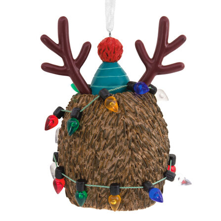 Festive Hedgehog Hallmark Ornament