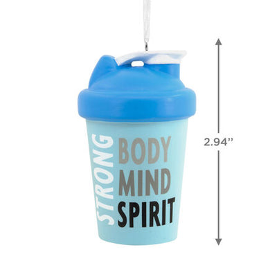 Fitness Shaker Bottle Hallmark Ornament