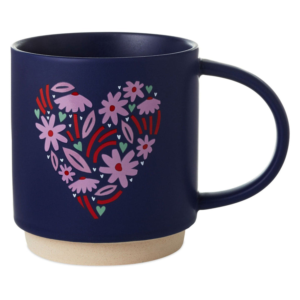 Floral Heart Mug