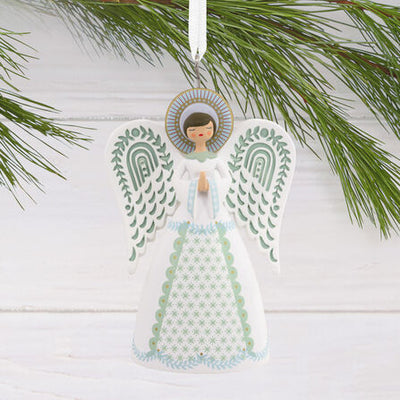 Folk Art Angel Hallmark Ornament