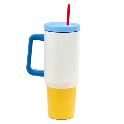 Friends "Happiness Is" Insulated Travel Cup With Handle, 42 oz.