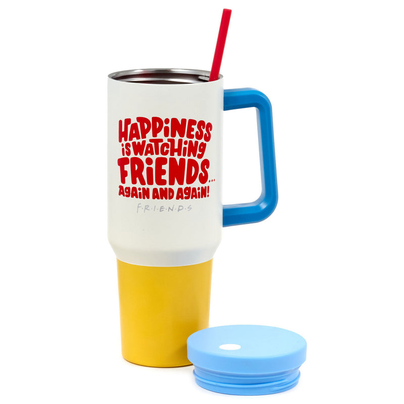 Friends "Happiness Is" Insulated Travel Cup With Handle, 42 oz.