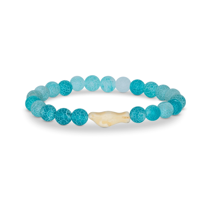 The Glide Seal Bracelet - Aqua Blue