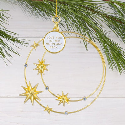 Signature Love You to the Moon Constellation Metal Hallmark Ornament