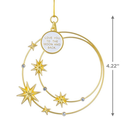 Signature Love You to the Moon Constellation Metal Hallmark Ornament